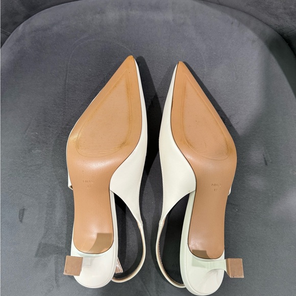 Mango kitten heel sling back pumps - Picture 6 of 8